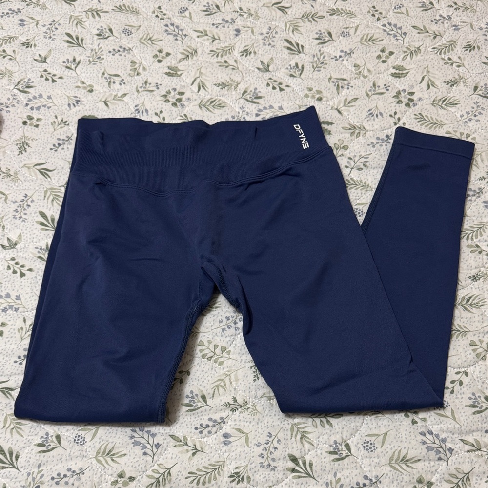 Dkny Navy Girls' Stretch Active Leggings